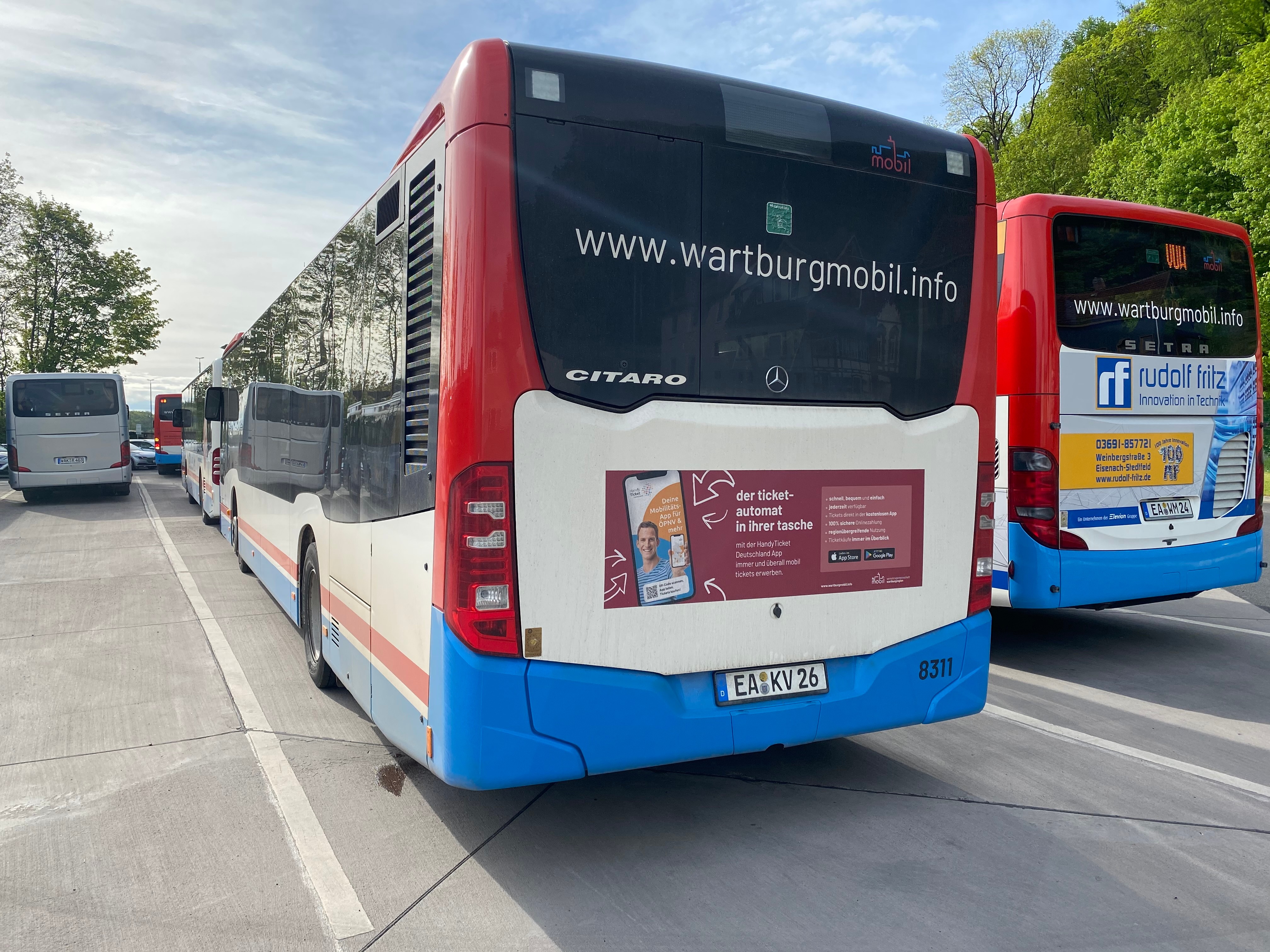 Wartburgmobil (VUW) replaces Ticket Vending Machines with Cell Phones