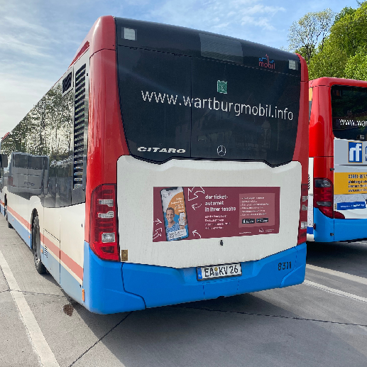 Wartburgmobil (VUW) replaces Ticket Vending Machines with Cell Phones