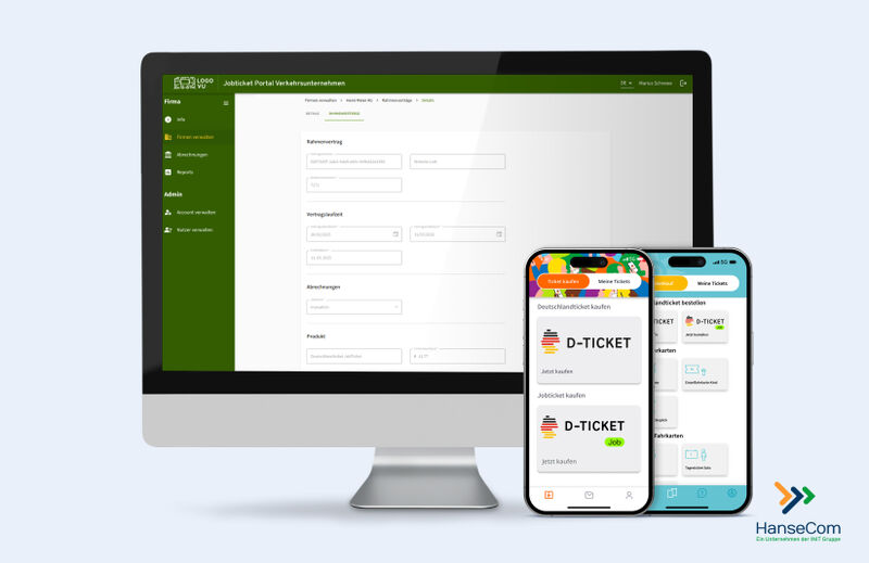 Webinarreihe zum Jobticket Portal von HanseCom